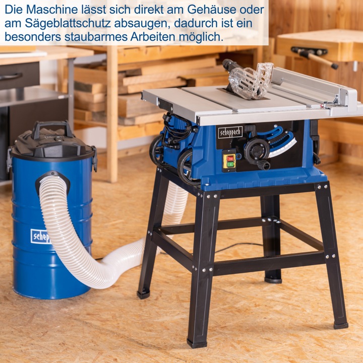 Image du produit Scheppach HS105 Scie circulaire de table 230V 50Hz 2000W - 255mm
