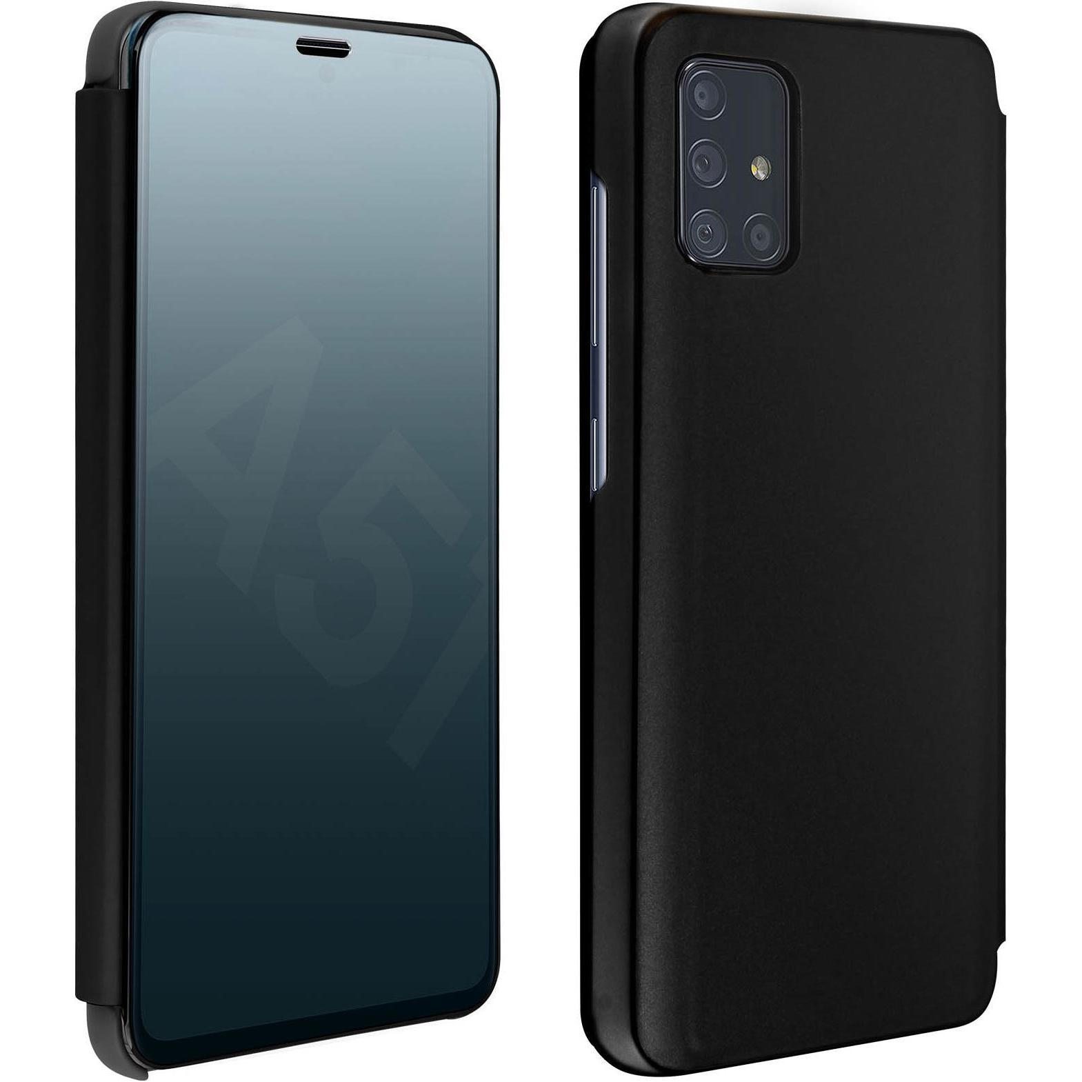 Avizar Mirror Series (Samsung Galaxy A51), Smartphone Hülle, Schwarz