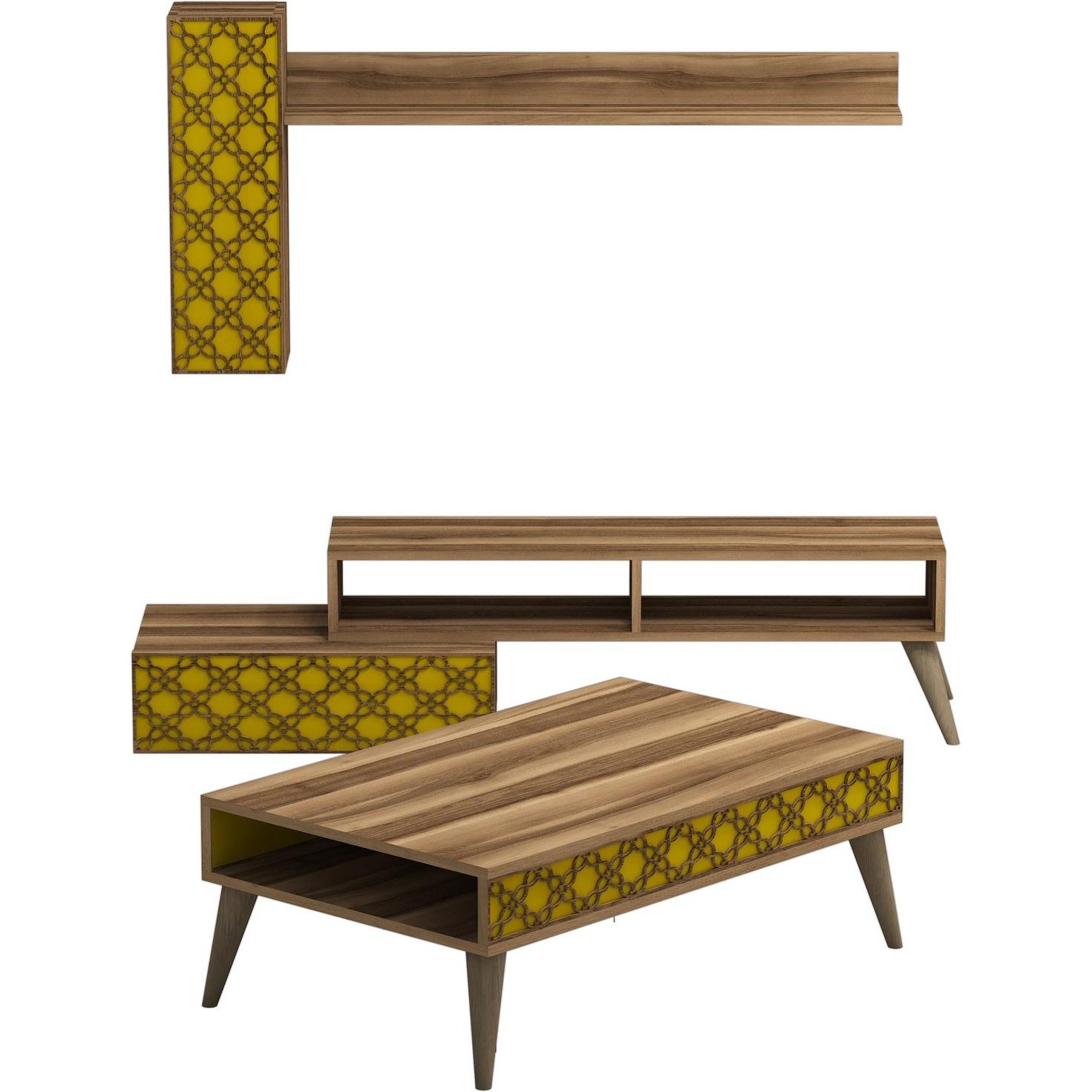 Hanah Home, Wohnwand, Jovanni (140 x 22 x 70 cm)