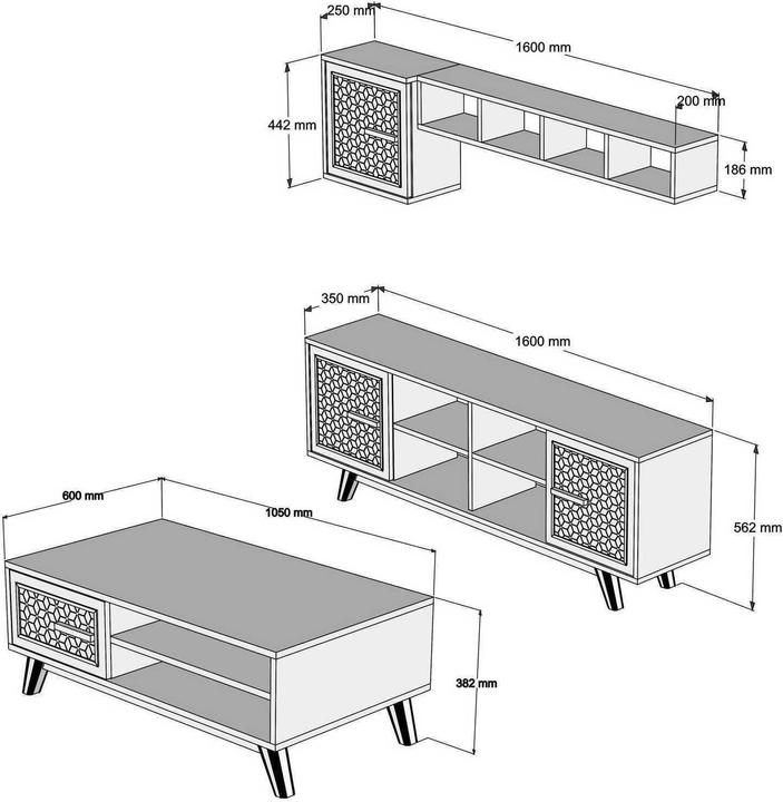 Hanah Home Corentin (105 x 60 x 38.20 cm)