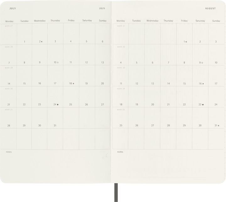 Actual product image Moleskine Notebook (A5, English)