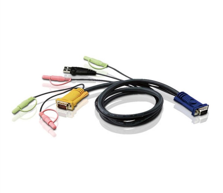 Immagine prodotto Aten 2L-5303U Set di cavi USB con audio per switch KVM, 3m