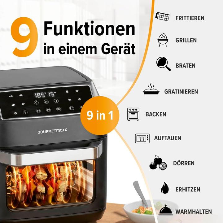 Produktbild Gourmetmaxx Heissluftfritteuse