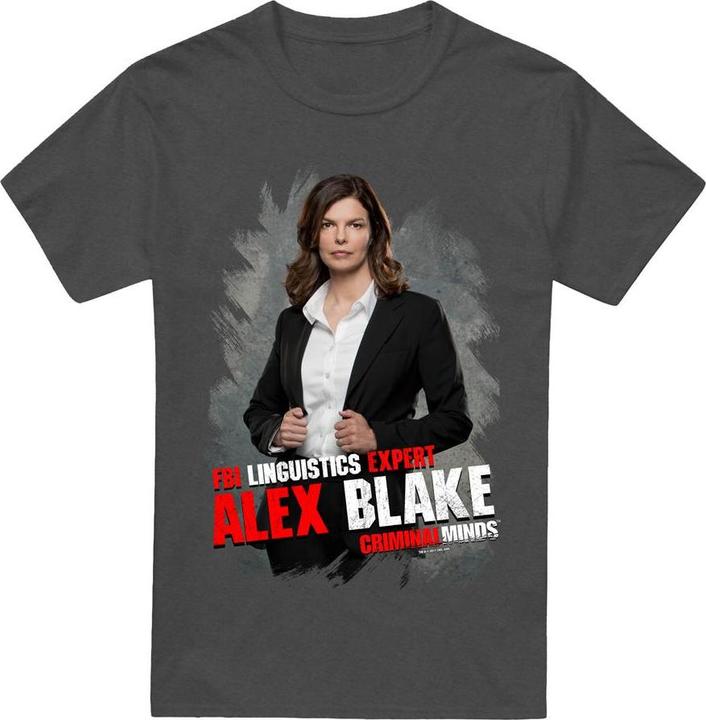 Actual product image Criminal Minds Unisex Adult Alex Blake T-Shirt (XL)