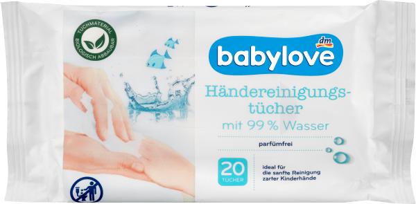 dm babylove Lingettes de nettoyage pour les mains (20 pièce(s))
