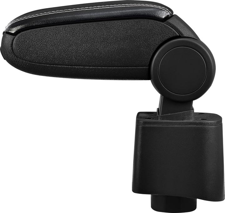 Actual product image Pro-Tec Centre armrest VW Polo V 6R from 2009 with storage compartment imitation leather black with white