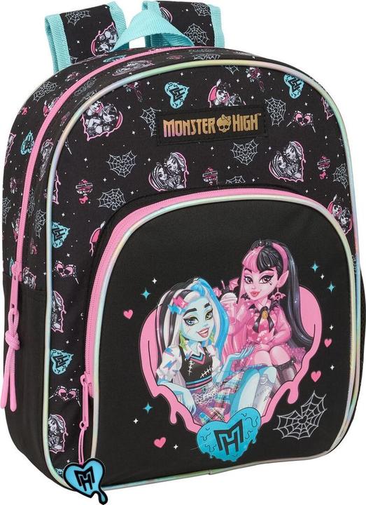 Monster High Schulrucksack Schwarz 28 x 34 x 10 cm