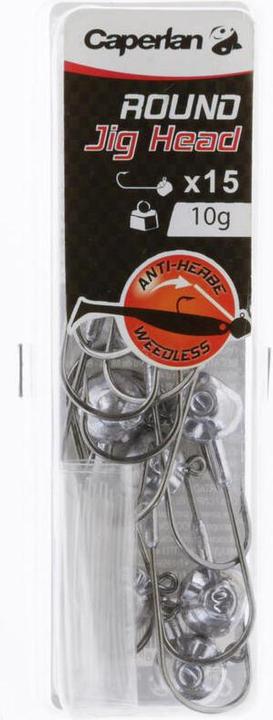 Image du produit Caperlan Têtes plombées Jig Head Round 10 g 15 pcs.