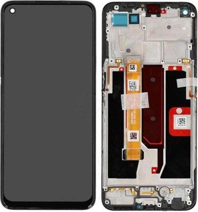 Productafbeelding OPPO LCD + Touch + Frame voor CPH2197, CPH2195 A74 5G, A54 5G - zwart