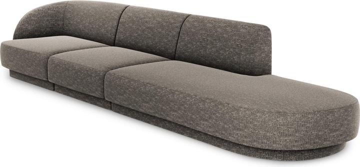 Actual product image Micadoni Right Sofa, "Miley", 4 Seats, 323x90x70Made in Europe (Modular sofa, 4-seater)