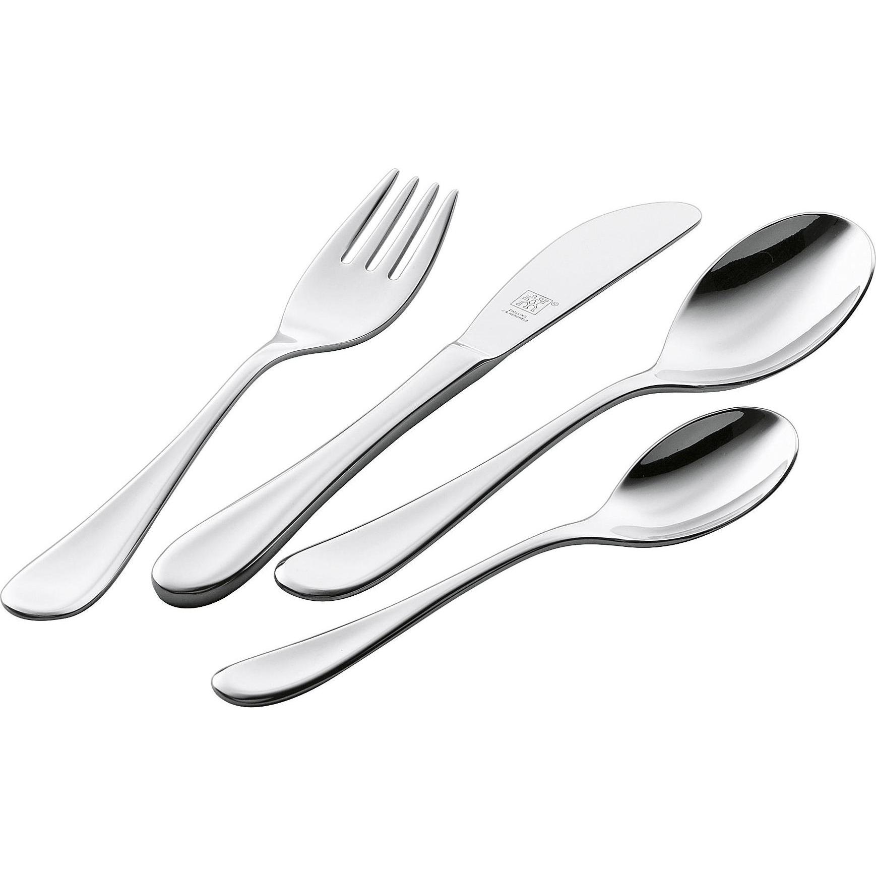 Zwilling, Kindergeschirr + Kinderbesteck, Kinderbesteck Filou 4teilig