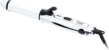 Actual product image Adler Hair straightener Warranty 24 months, Ceramic heating system, 50 W, White