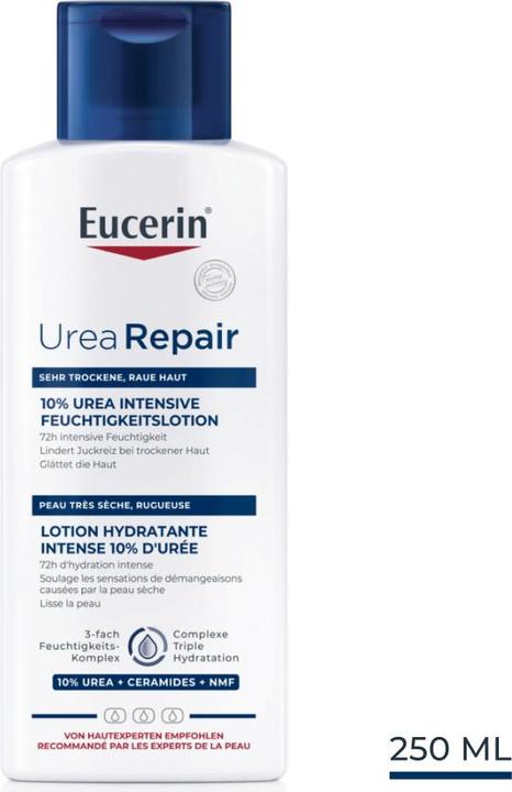 Actual product image Eucerin Urea Repair 10% Urea Intensive Moisturising Lotion (Body cream, 250 ml)
