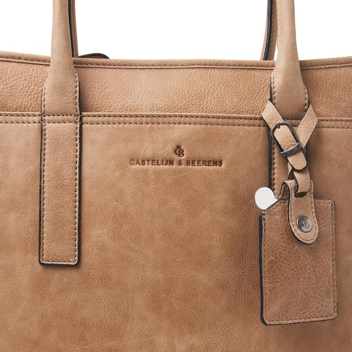 Image du produit Castelijn & Beerens & Beerens - Carisma Laptop shopper 15,6 RFID | beige - (15.60", Universel)
