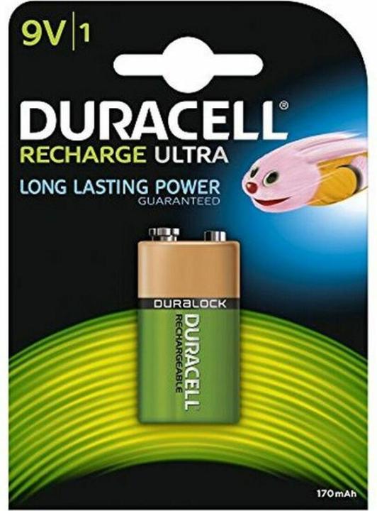 Produktbild Duracell Recharge Ultra (1 Stk., 9V Block, 170 mAh)