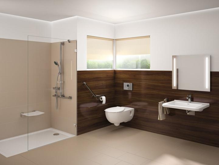 Produktbild Geberit Sigma10 bedieningspaneel 2-knops met batterijvoeding en touch-free bediening 24,6 x 16,4 x 1,5 cm, R