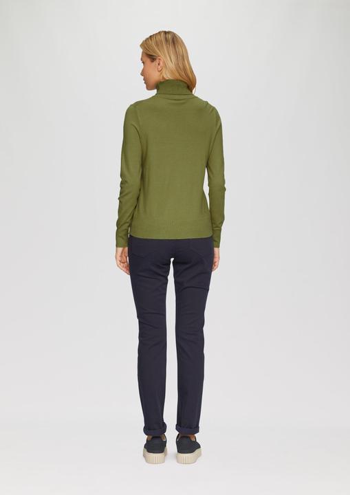 Produktbild s.Oliver Strickpullover Feinstrickpullover mit Rollkragen (46)