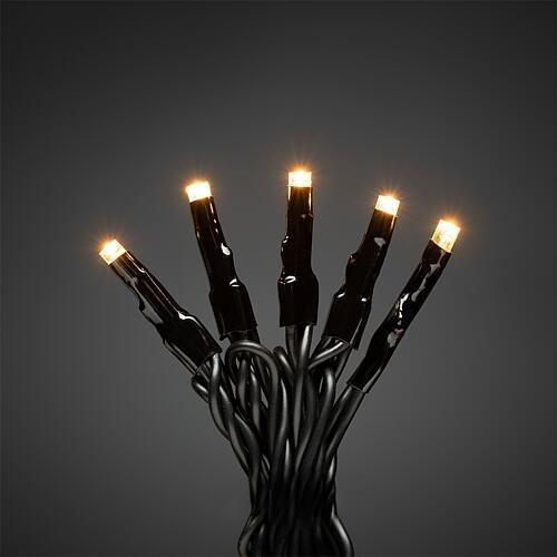 Immagine prodotto Konstsmide Gnosjö LED-Microkette Aussen 100er kurz 3897-800 amber L9,9m Zultg 5m sw (9.90 m)