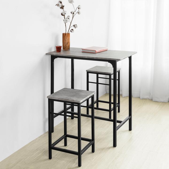 Produktbild SoBuy Bartisch mit Hockern Set