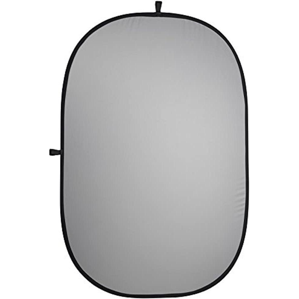 Walimex 2in1 Falthintergrund grau/blau, 180x210cm (180 cm, 180 cm), Hintergrundsystem, Grau, Blau