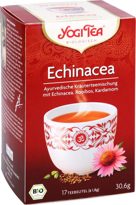 Produktbild Yogi Tea Echinacea ayurvedische Kräuterteemischung, 17 St. Filterbeutel (30.60 g)