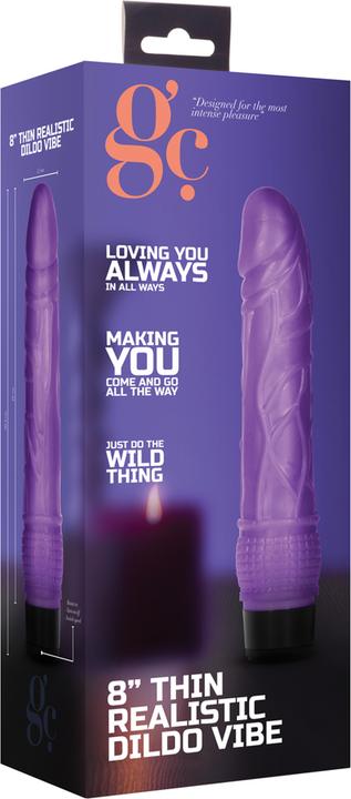 Produktbild Doc Johnson 8 Inch Thin Realistic Dildo Vibe