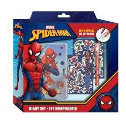 Diakakis, Quaderno + Bloc notes, Spiderman UV-Stift-Tagebuch