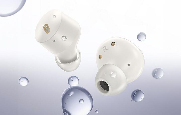 Actual product image Baseus Bowie E18 wireless TWS ENC IPX4 headphones - white (ANC, 25 h, Wireless)
