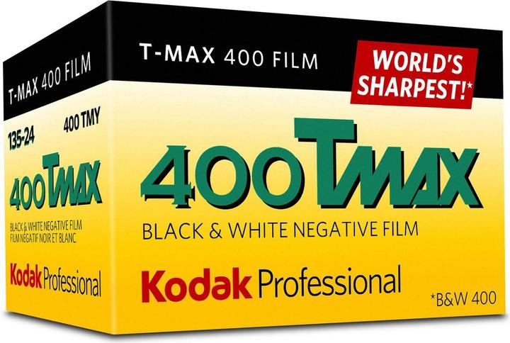 Immagine prodotto Kodak Pellicola Pellicola B&N Bianco e nero 35 mm T-max 400 135 24 Zd