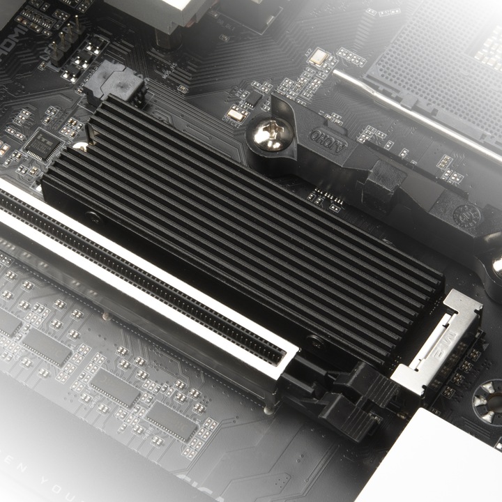 Actual product image Silverstone SST-TP05 M.2 SSD Cooling Kit