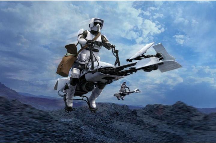 Actual product image Revell Speeder Bike