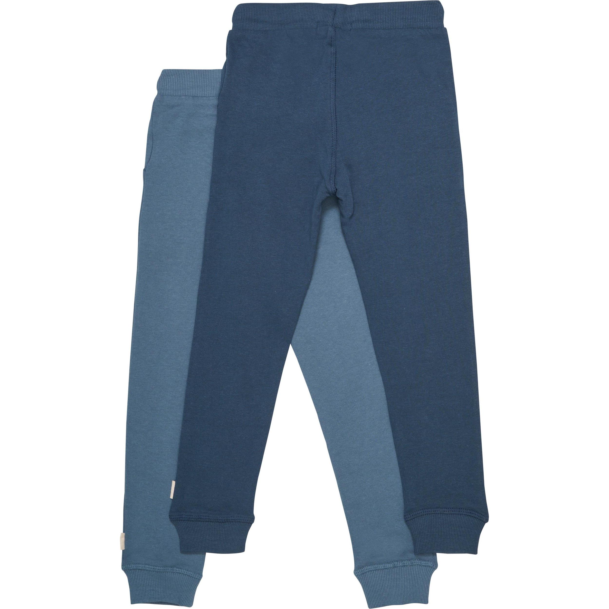 Thumbnail - Minymo, Jungen, Sporthose, Kid's Basic 36 -Sweat Pant (2-pack) (98), Blau, 98