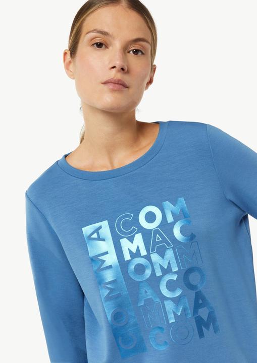 Image du produit Comma Sweatshirt Sweatshirt mit Tunnelzug im Saum (44)