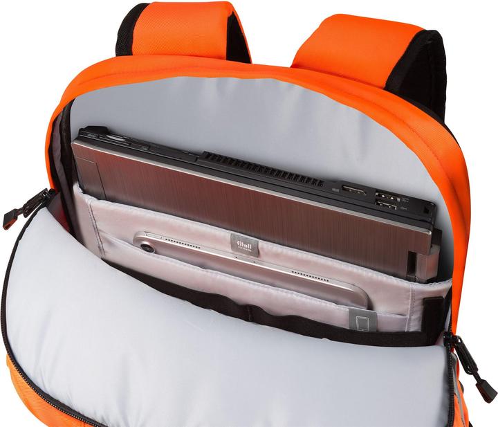 Actual product image Dicota Backpack HI-VIS 32-38 Litre Orange (32 l)