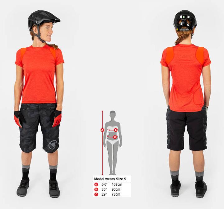 Actual product image Endura Ladies SingleTrack Jersey (short sleeve) (S)