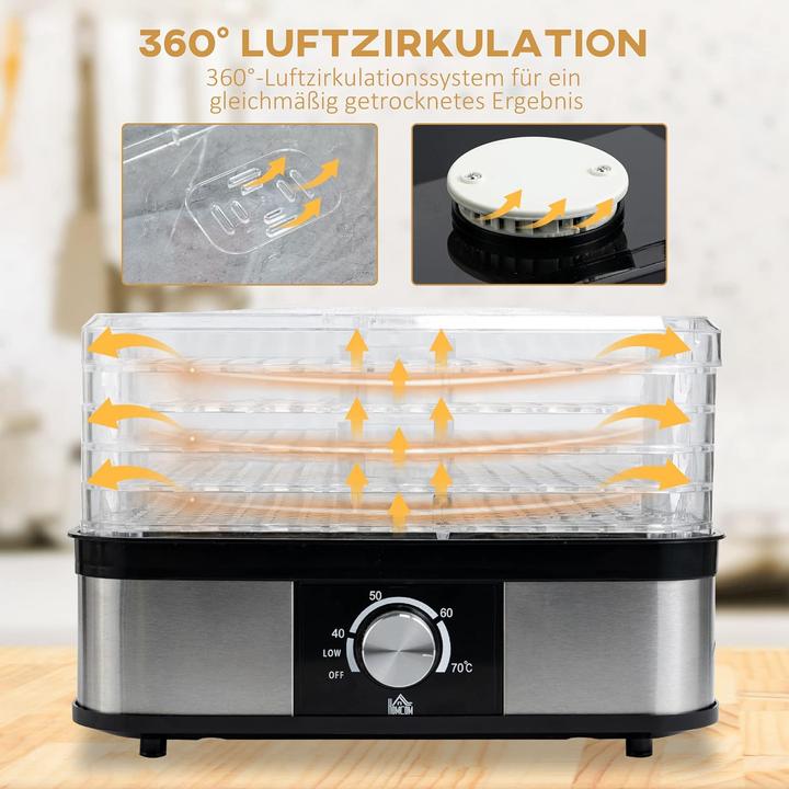 Produktbild Homcom Dörrgerät mit 5 Einlegefächer