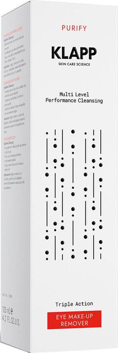 Produktbild Klapp Multi Level Performance Cleansing Triple Action EYE MAKE-UP REMOVER (Make-Up Entferner, 125 ml)