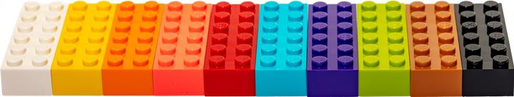 Immagine prodotto LEGO Mattoni colori misti - 400 gr. - circa 1.000 pezzi - Miscela di mattoni colorati di base - NOVITÀ (Accessori LEGO)