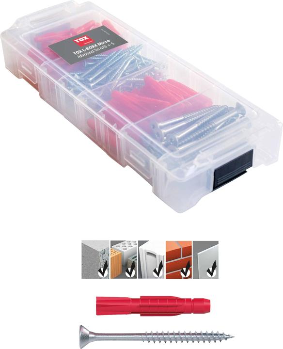 Tox L-Boxx Micro assortiment Allround Tri 6/8 +S (140 pcs.) (140 pcs)