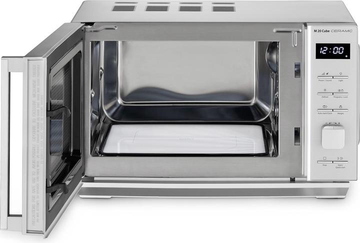 Produktbild Caso Mikrowelle M 20 Cube Ceramic, Silber (20 l)