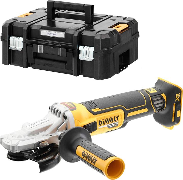 Image du produit DeWalt Meuleuse d'angle sans fil à tête plate 18V XR DCG405FNTXJ (125 mm)
