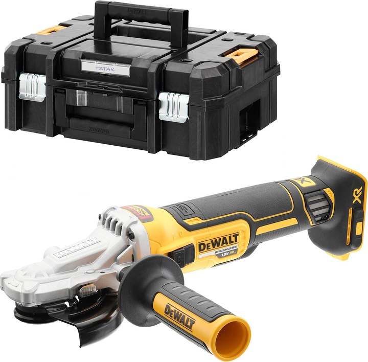 Actual product image DeWalt Cordless flathead angle grinder 18V XR DCG405FNTXJ (125 mm)