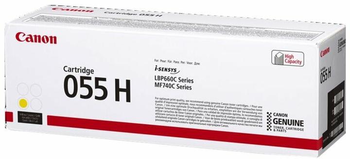 Actual product image Canon 055 H Y (Y)