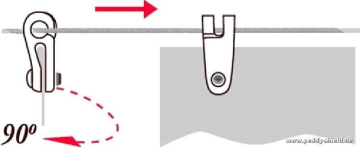 Actual product image Floracord Vertical sun sail terracotta 230x140cm