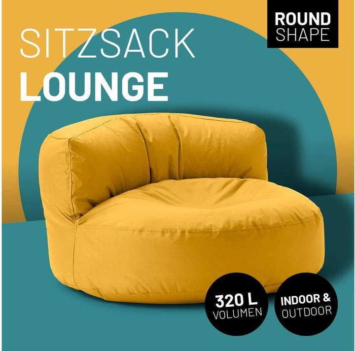 Produktbild Lumaland Sitzsack-Sofa, 320 l Polyester (PES), Gelb
