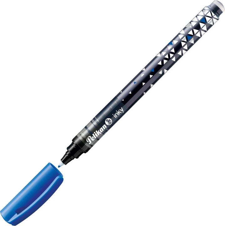 Actual product image Pelikan Ink pen Inky 273, in display assorted colours: blue, green, red, black (Multicoloured, 50 x)