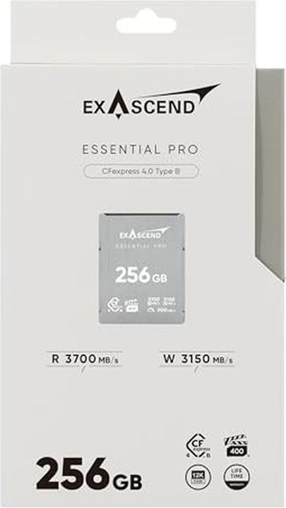 Actual product image Exascend CFexpress 4.0 Type-B (Essential Pro) 256GB (256 GB, CFexpress type B)