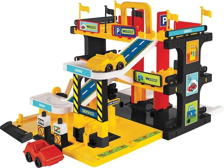 Produktbild Wader Service Garage mit 3 Ebenen inkl. 2 Autos