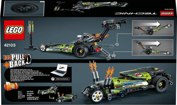 Produktbild LEGO Dragster Rennauto (42103, LEGO Technic)