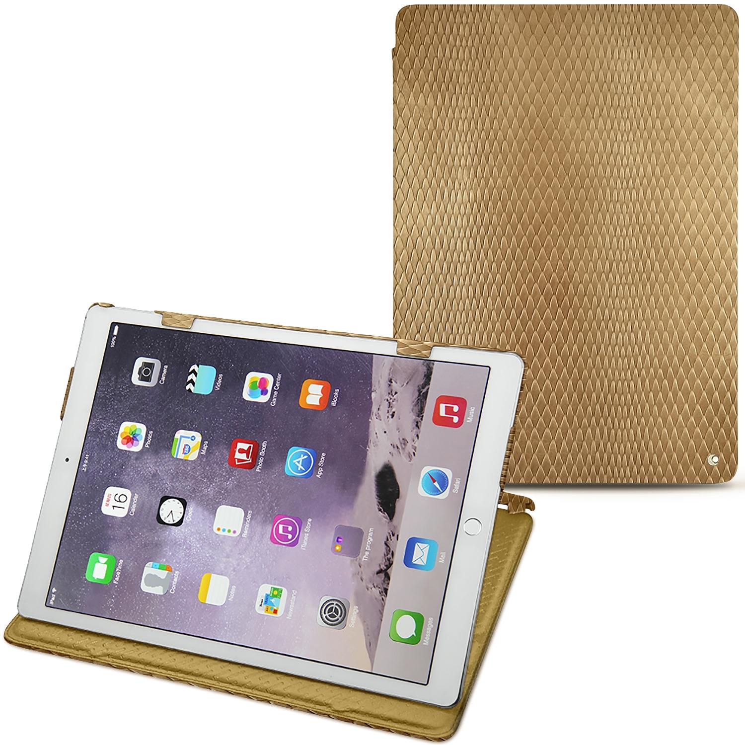 Noreve Lederschutzhülle horizontal (iPad Pro 12.9 2017 (2. Gen)), Tablet Hülle, Beige